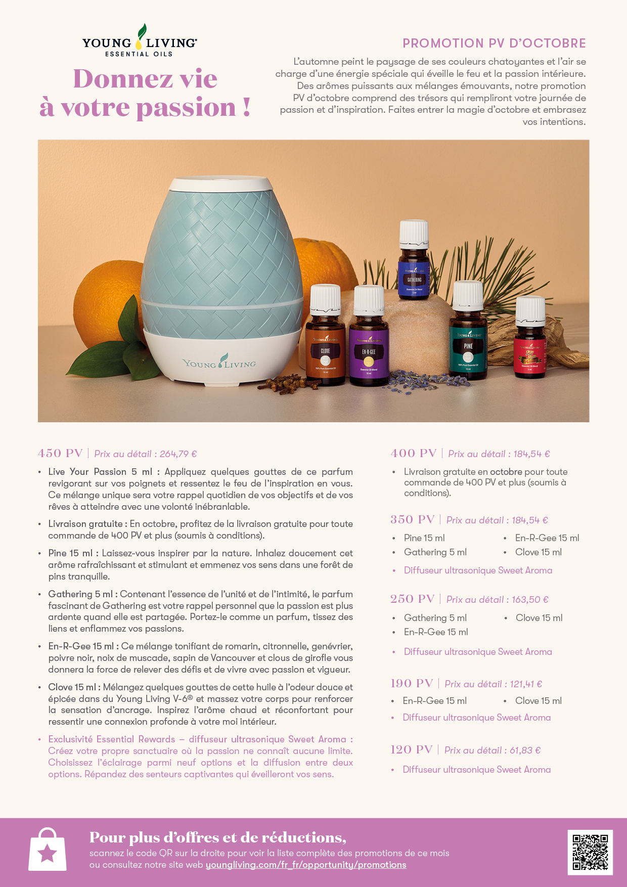 Promotions Young Living Essential Oils