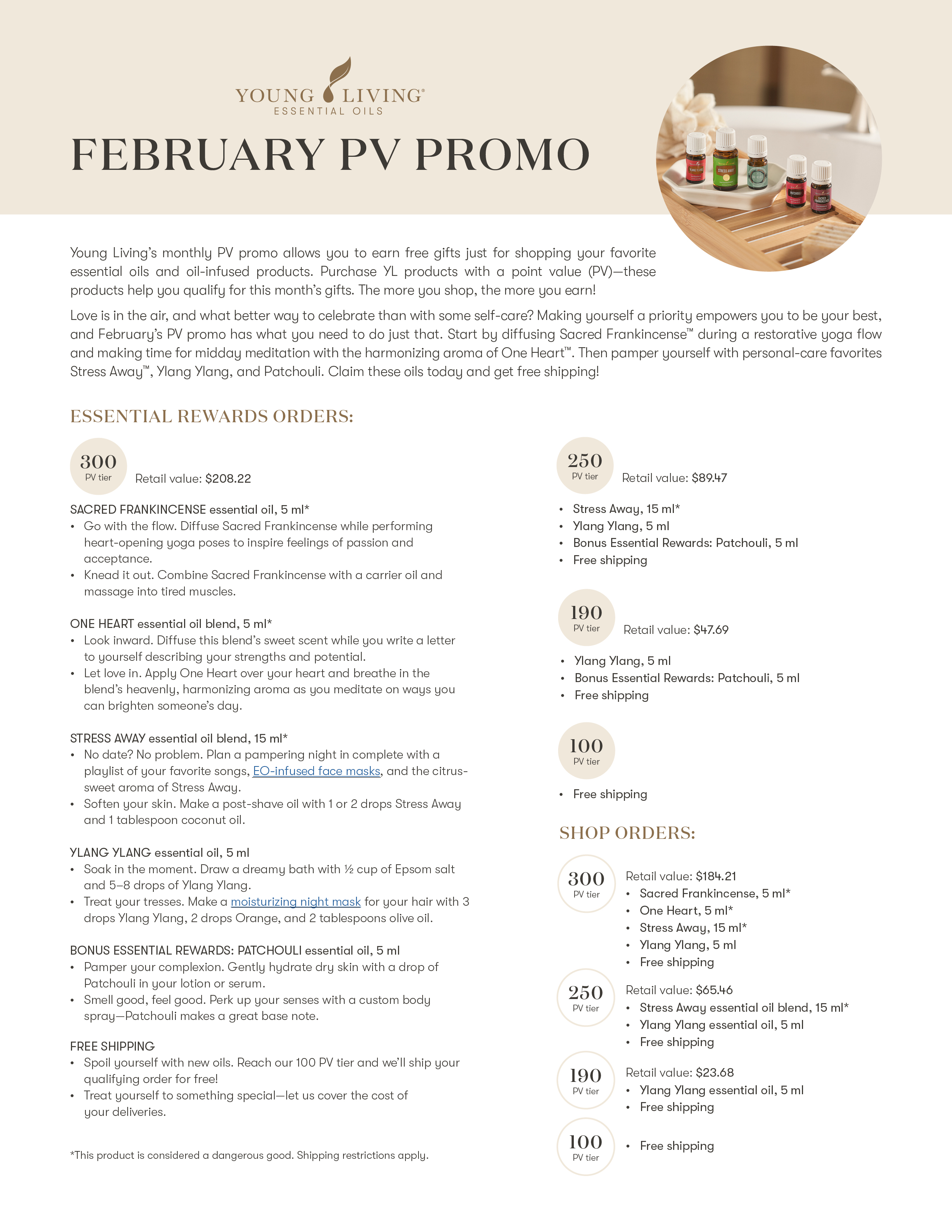 PV 2020 PV Promo Young Living Essential Oils