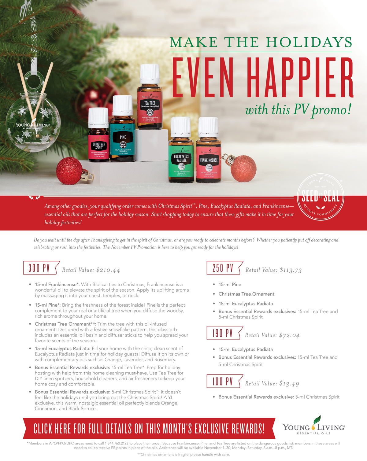 Young Living November 2017 Promotion