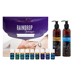 essential oil raindrop technique