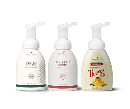 Holiday Foaming Hand Soap Collection | Young Living Essential Oils