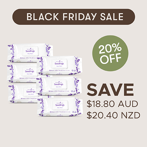 Seedlings Baby Wipes - 6pk