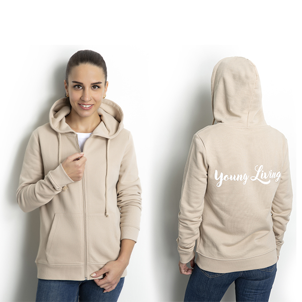 Ladies on sale beige hoodie