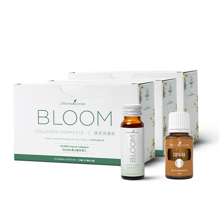 BLOOM Collagen Beauty Pairing Young Living Essential Oils