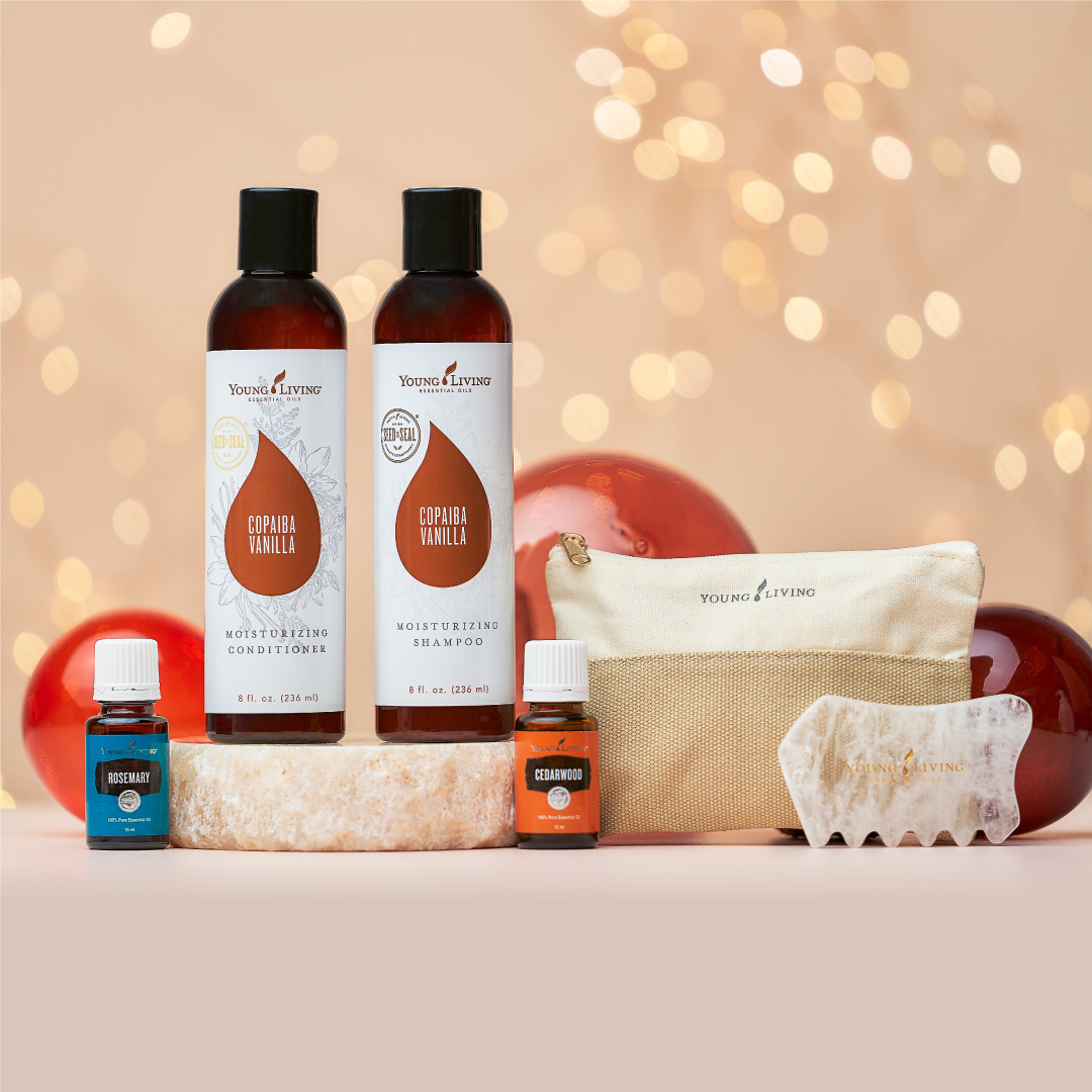 Shiny Hair Massaging Set Young Living Essential Oils
