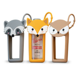 Woodland Creatures Silicon hand sanitizer holder